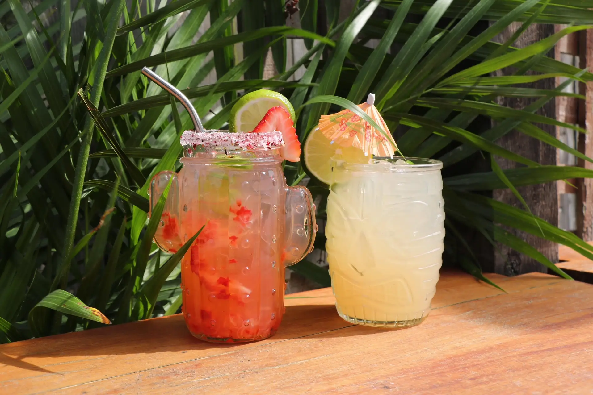 Tropical cocktails at Aplaya Kitchen + Tiki Bar