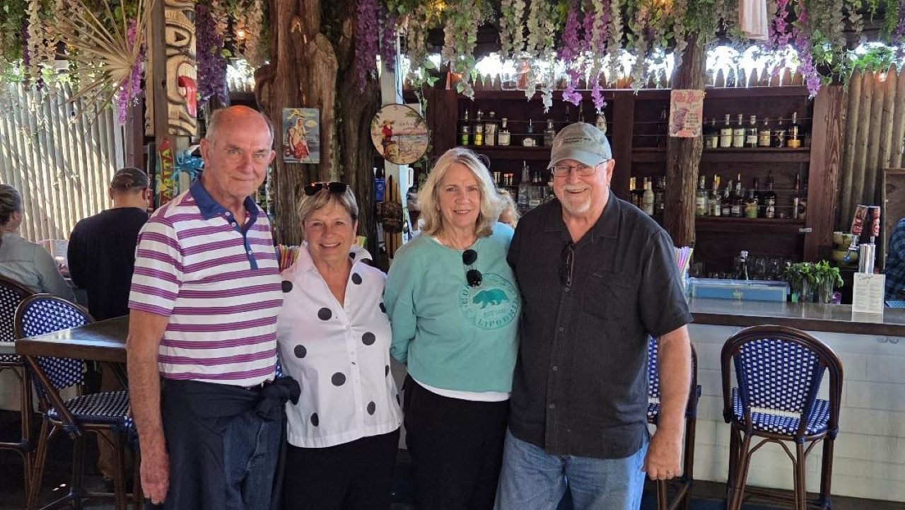 Tour guests with handmade ice cream sandwiches from Buffy's